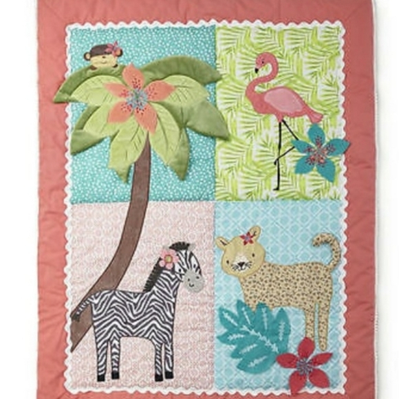 Levtex 5 piece crib bedding - Picture 2 of 6